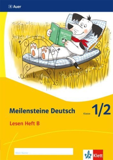 Buchcover und Innenansicht für das Buch: Meilensteine Deutsch. Lesestrategien. Heft 2 Klasse 1/2. Ausgabe ab 2017