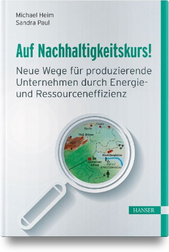 Buchcover und Innenansicht für das Buch: Auf Nachhaltigkeitskurs!