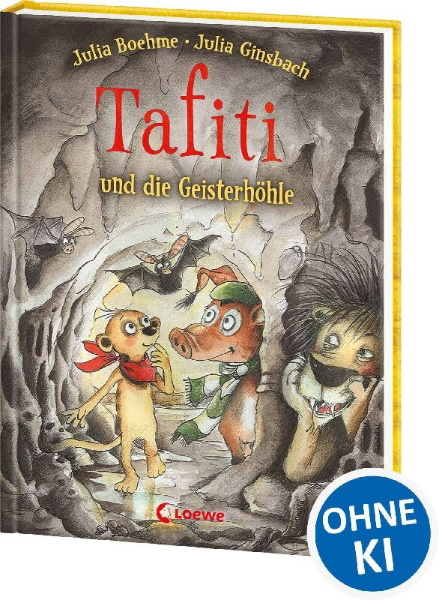 Buchcover und Innenansicht für das Buch: Tafiti und die Geisterhöhle (Band 15)