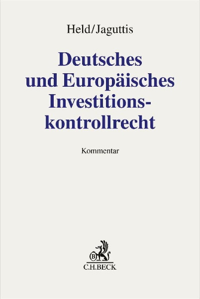 Buchcover und Innenansicht für das Buch: Deutsches und Europäisches Investitionskontrollrecht