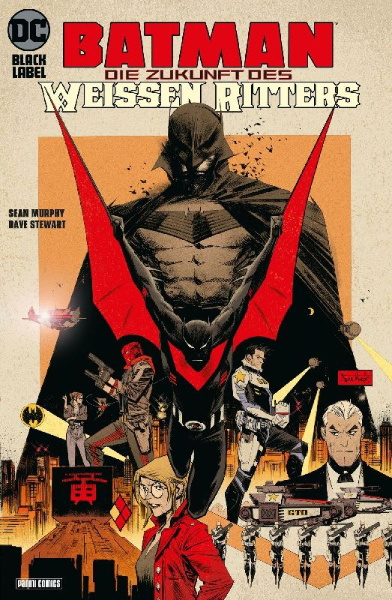 Buchcover und Innenansicht für das Buch: Batman: Beyond the White Knight 1-8; Batman: White Knight Presents: Red Hood 1-2