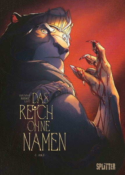 Buchcover und Innenansicht für das Buch: Le royaume sans nom 1