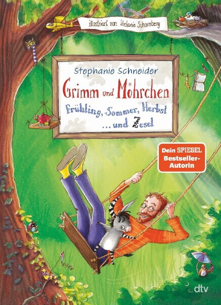 Buchcover und Innenansicht für das Buch: Grimm und Möhrchen - Frühling, Sommer, Herbst und Zesel