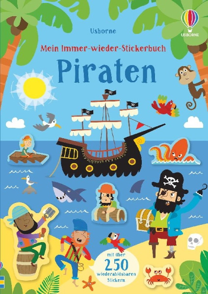 Buchcover und Innenansicht für das Buch: Little First Stickers Pirates