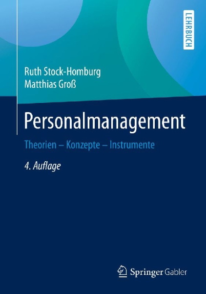 Buchcover und Innenansicht für das Buch: Personalmanagement