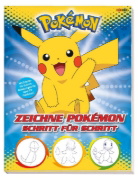 Buchcover und Innenansicht für das Buch: Pokémon: How to Draw Deluxe Edition