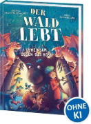 Buchcover und Innenansicht für das Buch: Der Wald lebt! (Band 1) - Gemeinsam gegen das Böse