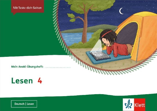 Buchcover und Innenansicht für das Buch: Lesen 4. Übungsheft Klasse 4