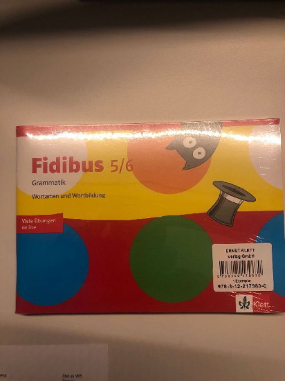 Buchcover und Innenansicht für das Buch: Fidibus Paket Grammatik. 3 Arbeitshefte Klasse 5/6