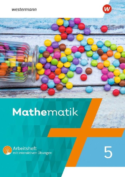 Buchcover und Innenansicht für das Buch: Mathematik 5. Arbeitsheft interaktiven Übungen. Für Rheinland-Pfalz, Saarland und Baden-Württemberg