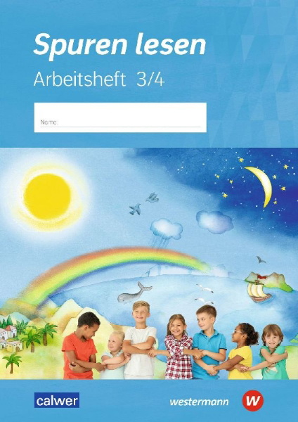 Buchcover und Innenansicht für das Buch: Spuren lesen 3 / 4. Arbeitsheft. Für die Grundschule
