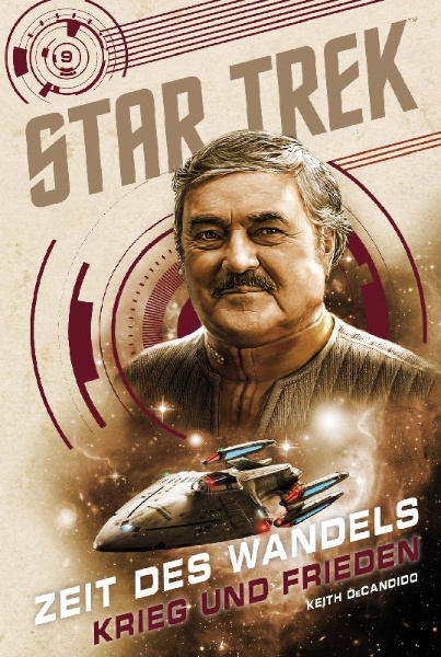 Buchcover und Innenansicht für das Buch: Star Trek - Zeit des Wandels 9: Krieg und Frieden