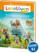 Buchcover und Innenansicht für das Buch: Leselöwen 3. Klasse - Der Kampf der Götter