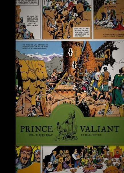 Buchcover und Innenansicht für das Buch: Prince Valiant Vol. 2