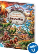 Buchcover und Innenansicht für das Buch: Das große Wimmelbuch der Dinosaurier