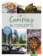 Buchcover und Innenansicht für das Buch: Camping-Blitzrezepte . 60 Gerichte für einen entspannten Urlaub
