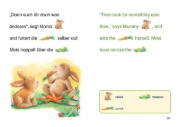 Buchcover und Innenansicht für das Buch: Bildermaus -Geschichten vom kleinen Hasen - Little Rabbit Stories