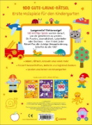 Buchcover und Innenansicht für das Buch: 100 jeux - Je m'amuse et je trace (OT)