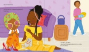 Buchcover und Innenansicht für das Buch: Mama`s Sleeping Scarf