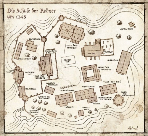 Buchcover und Innenansicht für das Buch: Die Schule der Redner