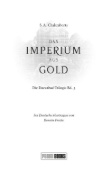 Buchcover und Innenansicht für das Buch: The Empire of Gold