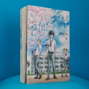 Buchcover und Innenansicht für das Buch: Ao no Flag