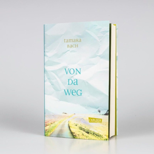 Buchcover und Innenansicht für das Buch: Von da weg