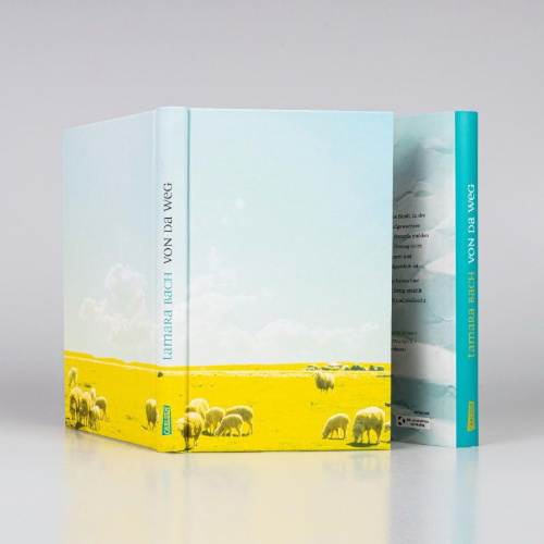 Buchcover und Innenansicht für das Buch: Von da weg