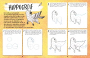 Buchcover und Innenansicht für das Buch: The Official Harry Potter How to Draw