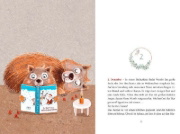 Buchcover und Innenansicht für das Buch: Ein Wombat im Schnee. Adventsgeschichte zum Vorlesen in 24 Kapiteln