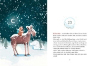 Buchcover und Innenansicht für das Buch: Ein Wombat im Schnee. Adventsgeschichte zum Vorlesen in 24 Kapiteln