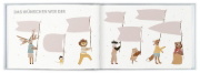 Buchcover und Innenansicht für das Buch: Wir sind Freunde
