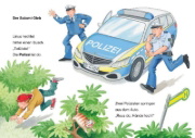 Buchcover und Innenansicht für das Buch: Leselöwen 1. Klasse - Polizist für einen Tag