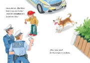 Buchcover und Innenansicht für das Buch: Leselöwen 1. Klasse - Polizist für einen Tag