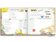 Buchcover und Innenansicht für das Buch: Kindergartenfreunde - BAUSTELLE