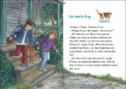 Buchcover und Innenansicht für das Buch: Das magische Baumhaus junior (Band 40) - Lawinenhunde im Einsatz