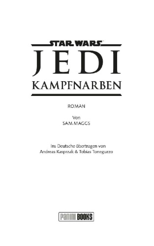 Buchcover und Innenansicht für das Buch: Star Wars: Jedi - Battle Scars