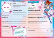 Buchcover und Innenansicht für das Buch: Winx Club: Meine Freunde
