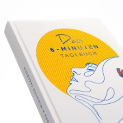 Buchcover und Innenansicht für das Buch: Das 6-Minuten-Tagebuch 'Art Edition'
