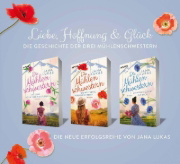 Buchcover und Innenansicht für das Buch: Die Mühlenschwestern - Das Glück wartet auf dich