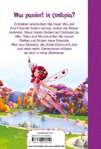 Buchcover und Innenansicht für das Buch: Mia and me - Neue Welten, neue Freunde - für Erstleser