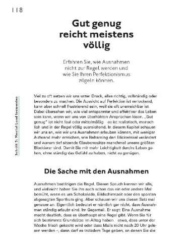 Buchcover und Innenansicht für das Buch: Freier Kopf statt Mental Load