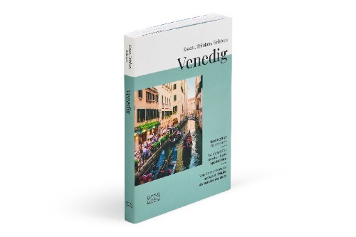 Buchcover und Innenansicht für das Buch: Essen, Trinken, Erleben - Venedig