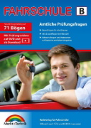 Buchcover und Innenansicht für das Buch: Führerschein Fragebogen Klasse B - Auto Theorieprüfung original amtlicher Fragenkatalog auf 71 Bögen