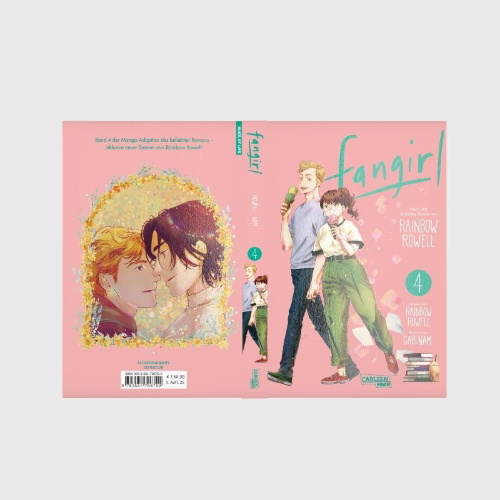 Buchcover und Innenansicht für das Buch: Fangirl: The Manga