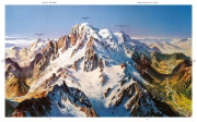 Buchcover und Innenansicht für das Buch: Alpen. Die Kunst der Panoramakarte