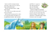 Buchcover und Innenansicht für das Buch: Silberwind, das weiße Einhorn - Das Einhornfohlen