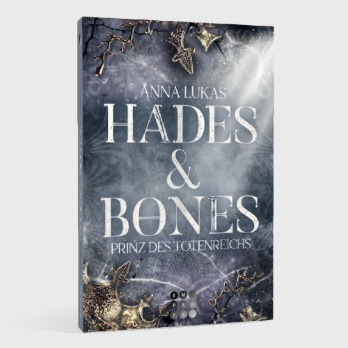Buchcover und Innenansicht für das Buch: Hades & Bones: Prinz des Totenreichs