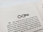 Buchcover und Innenansicht für das Buch: Fühle mich. Unendlich