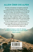 Buchcover und Innenansicht für das Buch: VON WEGEN. Eine Frau allein auf der Via Alpina - 2363 Kilometer zu Fuss von Triest nach Monaco